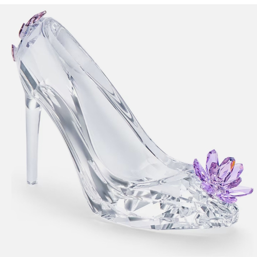 Swarovski Crystal Treasures Shoe with Flower Figurine-5493712 perfect condition